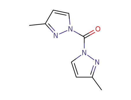 Molecular Structure of 50476-16-9 (1H-Pyrazole, 1,1'-carbonylbis[3-methyl-)
