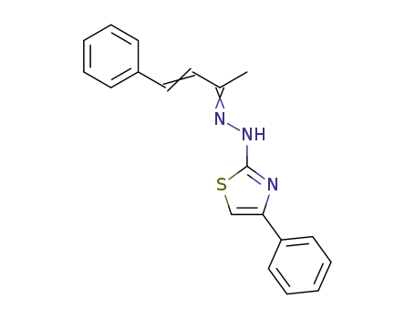 1-(4-phenylbut-3-en-2-ylidene)-(4-phenylthiazol-2-yl)hydrazone
