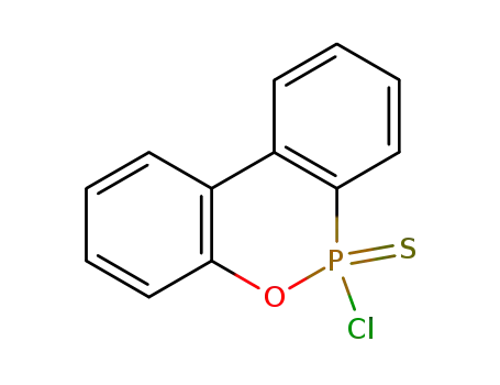 Molecular Structure of 30343-12-5 (6-chloro-6H-dibenzo[c,e]-[1,2]oxaphosphinine 6-sulfide)