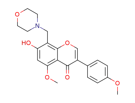 7-hydroxy-5-methoxy-3-(4-methoxyphenyl)-8-(morpholin-4-ylmethyl)-4H-chromen-4-one