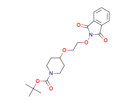 tert-butyl 4-{2-[(1,3-dioxo-1,3-dihydro-2H-isoindol-2-yl)oxy]ethoxy}piperidine-1-carboxylate