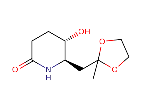 (5S,6R)-5-hydroxy-6-[(2-methyl-1,3-dioxolan-2-yl)methyl]piperidin-2-one