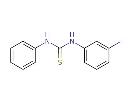 Molecular Structure of 53305-98-9 (Thiourea, N-(3-iodophenyl)-N'-phenyl-)