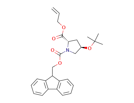 (2S,4R)-1-((9H-fluoren-9-yl)methyl) 2-allyl 4-(tert-butoxy)pyrrolidine-1,2-dicarboxylate