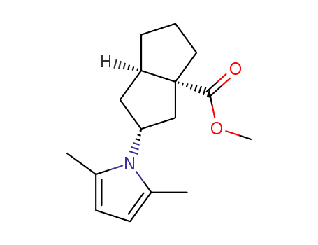 (2R,3aR,6aR)-methyl 2-(2,5-dimethyl-1H-pyrrol-1-yl)octahydropentalene-3a-carboxylate