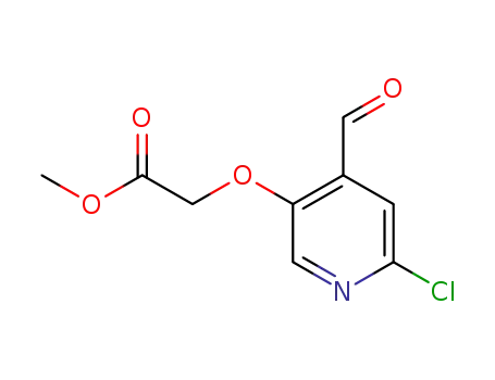 methyl 2-[(6-chloro-4-formylpyridin-3-yl)oxy]acetate