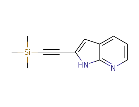2-((trimethylsilyl)ethynyl)-1H-pyrrolo[2,3-b]pyridine
