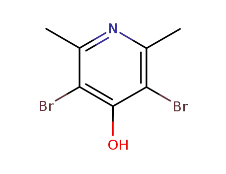 Molecular Structure of 4563-28-4 (3,5-dibromo-2,6-dimethylpyridin-4-ol)