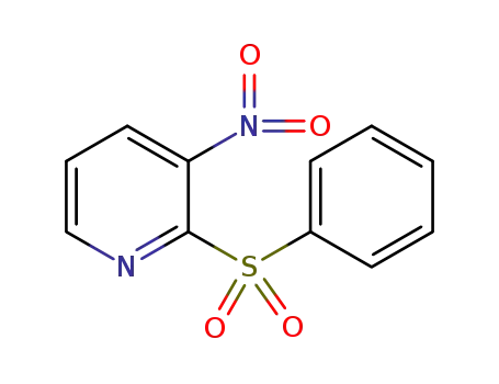 Molecular Structure of 188429-02-9 (3-nitro-2-benzenesulfonyl-pyridine)