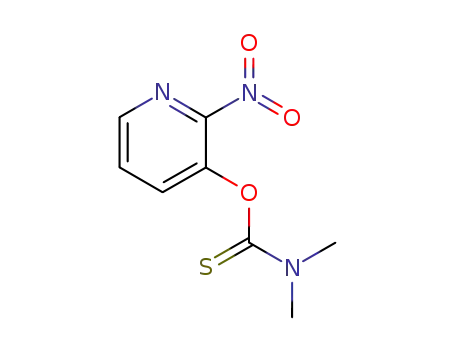 Molecular Structure of 152170-26-8 (N,N-dimethyl-1-[(2-nitropyridin-3-yl)oxy]methanethioamide)