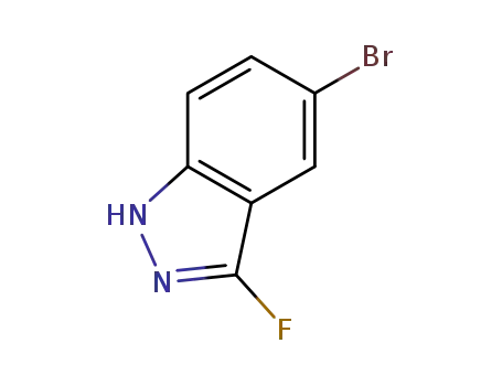 Molecular Structure of 1211537-09-5 (5-broMo-3-fluoro-1H-indazole)