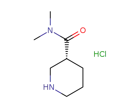 Molecular Structure of 737760-99-5 ((S)-N,N-dimethylpiperidine-3-carboxamide)