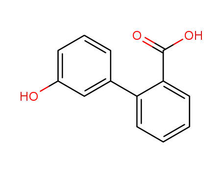 Molecular Structure of 92379-10-7 (3'-HYDROXY-BIPHENYL-2-CARBOXYLIC ACID)