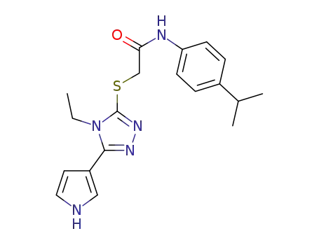 C<sub>19</sub>H<sub>23</sub>N<sub>5</sub>OS