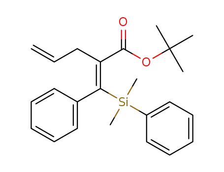 tert-butyl (2Z)-2-((dimethyl(phenyl)silyl)(phenyl)methylene)pent-4-enoate