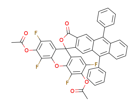2′,4′,5′,7′-tetrafluoro-3′,6′-dihydroxy-5,10-diphenyl-3H-spiro-[anthra[2,3-c]furan-1,9′-xanthen]-3-one