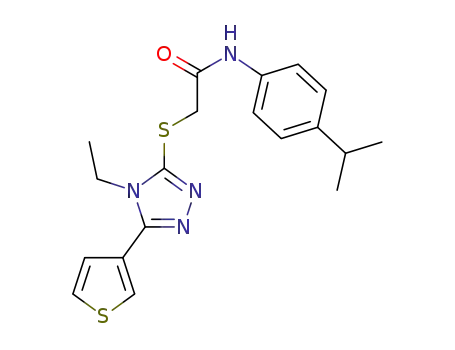 C<sub>19</sub>H<sub>22</sub>N<sub>4</sub>OS<sub>2</sub>