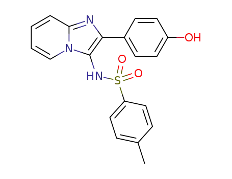 N-[2-(4-hydroxyphenyl)imidazo[1,2-a]pyridin-3-yl]-4-methylbenzenesulfonamide