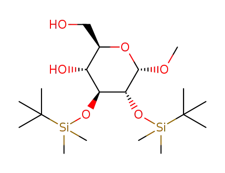 (2R,3R,4S,5R,6S)-4,5-bis((tert-butyldimethylsilyl)oxy)-2-(hydroxymethyl)-6-methoxytetrahydro-2H-pyran-3-ol