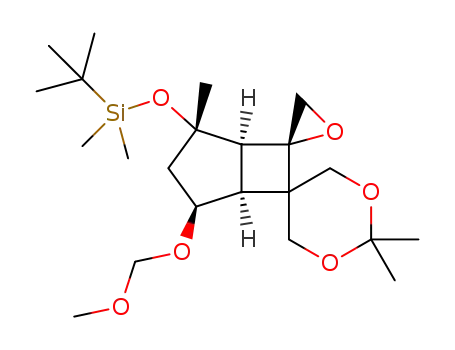 tert-butyl{[(1'R,2'S,4'S,5'S,7'S)-4'-(methoxymethoxy)-2,2,2'-trimethyldispiro[1,3-dioxane-5,6'-bicyclo[3.2.0]heptane-7',2''-oxiran]-2'-yl]oxy}dimethylsilane