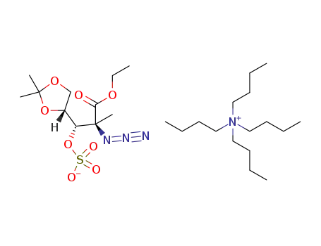 C<sub>11</sub>H<sub>18</sub>N<sub>3</sub>O<sub>8</sub>S<sup>(1-)</sup>*C<sub>16</sub>H<sub>36</sub>N<sup>(1+)</sup>