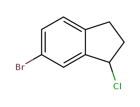 Molecular Structure of 371251-08-0 (6-BROMO-1-CHLORO-2,3-DIHYDRO-1H-INDENE)