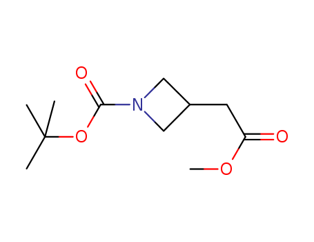 3-Azetidineaceticacid, 1-[(1,1-dimethylethoxy)carbonyl]-, methyl ester(497160-14-2)