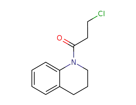 Molecular Structure of 91494-44-9 (1-(3-chloropropanoyl)-1,2,3,4-tetrahydroquinoline)