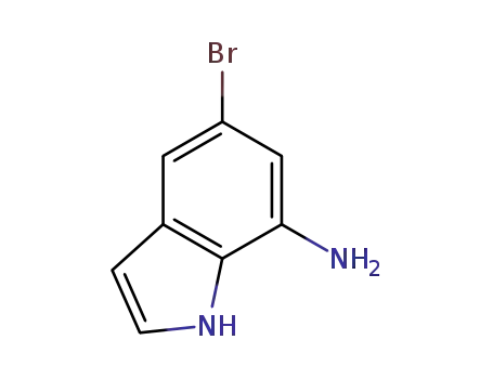 Molecular Structure of 374537-99-2 (7-AMINO-5-BROMOINDOLE)