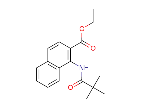 ethyl 1-[(2,2-dimethylpropanoyl)amino]naphthalene-2-carboxylate