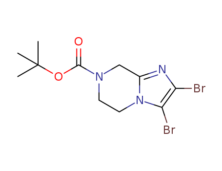 2,3-dibromo-7-(tert-butoxycarbonyl)-5,6,7,8-tetrahydroimidazo[1,2-a]pyrazine