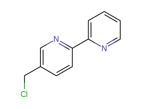 Molecular Structure of 219944-93-1 (5-chloromethyl-2,2'-bipyridine)