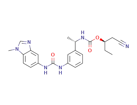 C<sub>23</sub>H<sub>26</sub>N<sub>6</sub>O<sub>3</sub>