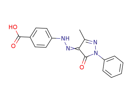 4-[2-(3-methyl-5-oxo-1-phenyl-1,5-dihydro-4H-pyrazol-4-ylidene)hydrazino]benzoate