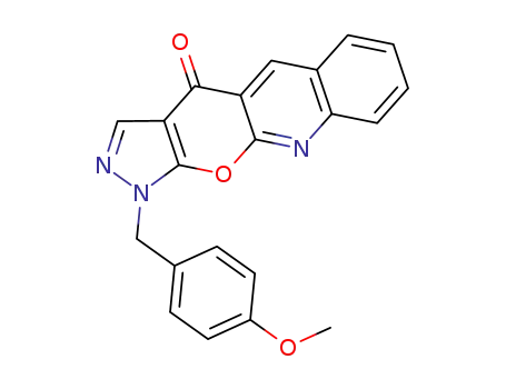 1-(4-methoxybenzyl)pyrazolo[4',3':5,6]pyrano[2,3-b]quinolin-4(1H)-one