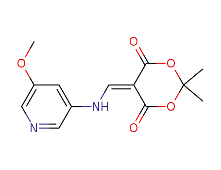 5-[(5-methoxy-pyridin-3-ylamino)-methylene]-2,2-dimethyl-[1,3]dioxane-4,6-dione