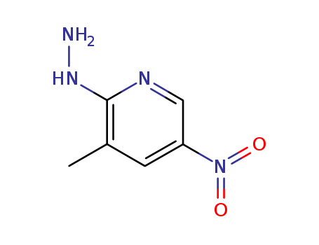Pyridine,2-hydrazinyl-3-methyl-5-nitro- cas  6965-63-5