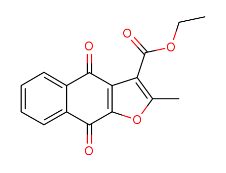 Naphtho[2,3-b]furan-3-carboxylic acid, 4,9-dihydro-2-methyl-4,9-dioxo-, ethyl ester