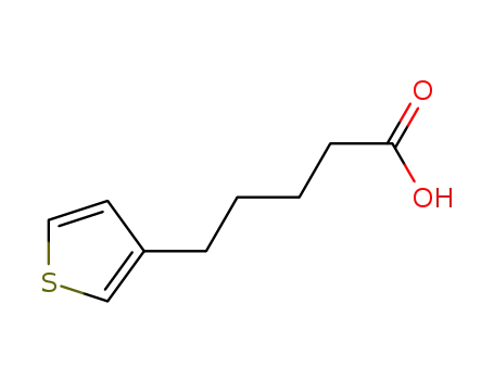 Molecular Structure of 20906-04-1 (5-(3-THIENYL)PENTANOIC ACID)