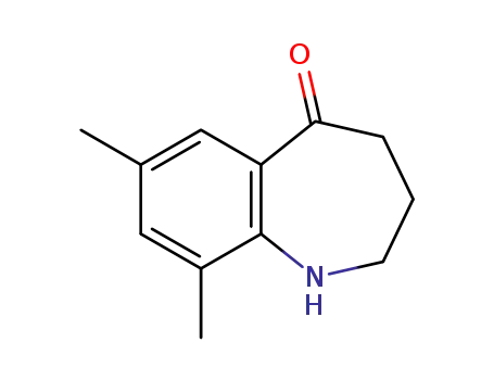 Molecular Structure of 886367-24-4 (7,9-DIMETHYL-1,2,3,4-TETRAHYDRO-BENZO[B]AZEPIN-5-ONE)