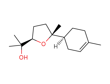 Molecular Structure of 26184-88-3 ([2S-[2alpha,5beta(R*)]]-tetrahydro-alpha,alpha,5-trimethyl-5-(4-methyl-3-cyclohexen-1-yl)furan-2-methanol)