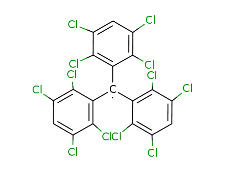 Molecular Structure of 109745-44-0 (Methyl, tris(2,3,5,6-tetrachlorophenyl)-)