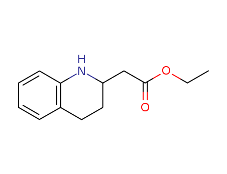 2-Quinolineacetic acid, 1,2,3,4-tetrahydro-, ethyl ester