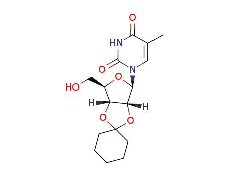 Molecular Structure of 1191255-79-4 (2',3'-O-cyclohexylidene-5-methyluridine)