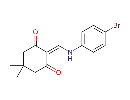 2-(((4-bromophenyl)amino)methylene)-5,5-dimethylcyclohexane-1,3-dione
