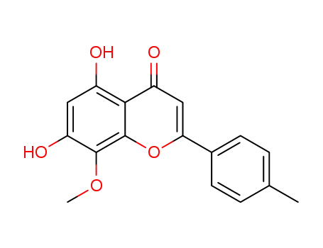 5,7-dihydroxy-8-methoxy-2-(p-tolyl)-4H-chromen-4-one