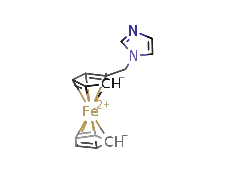 Molecular Structure of 207352-36-1 (N-(ferrocenylmethyltrimethyl)imidazole)