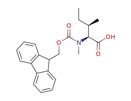 Molecular Structure of 1356090-81-7 (Fmoc-N-Me-L-allo-Ile-OH)