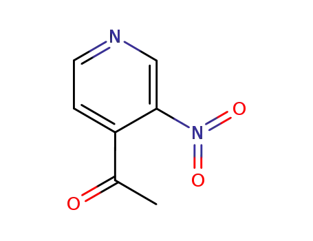 Molecular Structure of 161871-65-4 (1-(3-NITRO-4-PYRIDINYL)-ETHANONE)