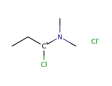 N-(1-chloropropylidene)-N-methylmethanaminium chloride